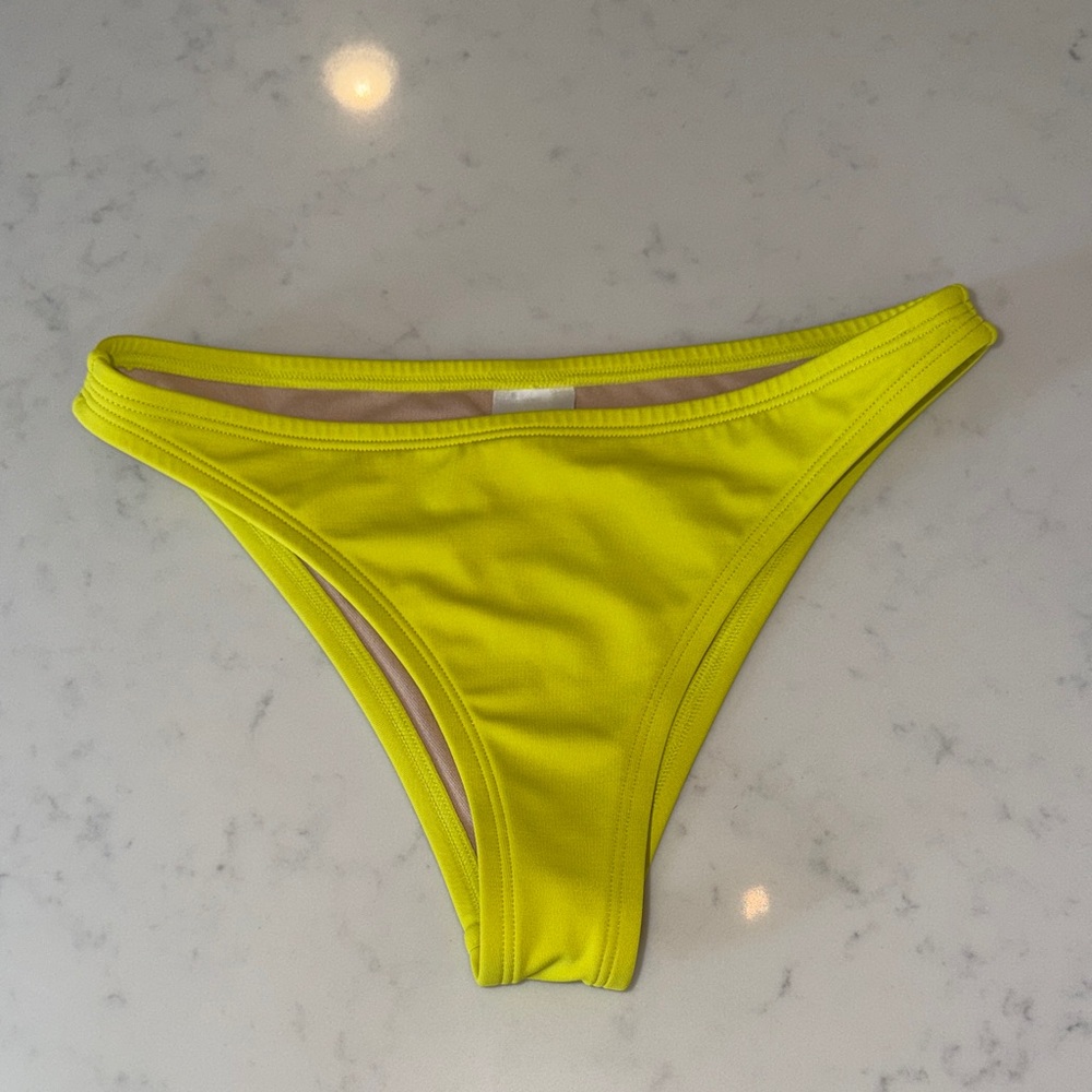 Shade & Shore Neon Yellow Bikini Bottom
